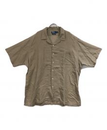 POLO RALPH LAUREN（ポロ・ラルフローレン）の古着「オープンカラー半袖シャツ」｜カーキ