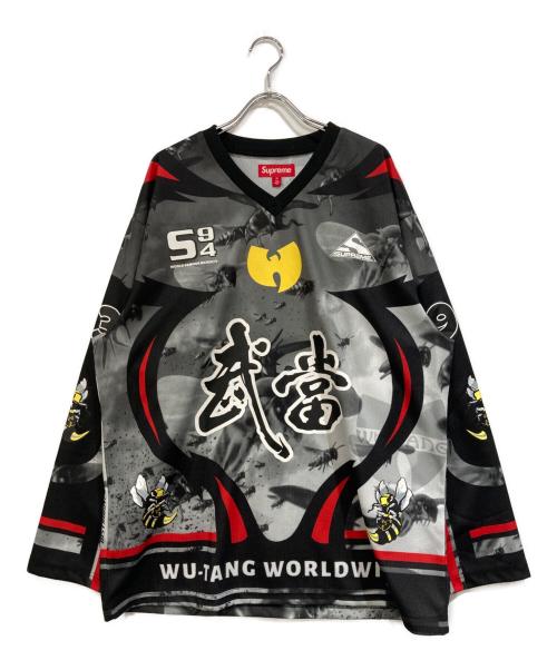 SUPREME（シュプリーム）SUPREME (シュプリーム) wu-tang clan (ウータンクラン) Hockey Jersey ブラック サイズ:SIZE Mの古着・服飾アイテム