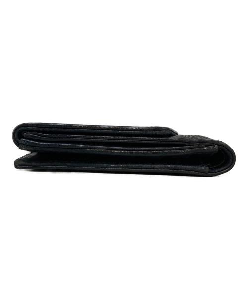 CHANEL（シャネル）CHANEL (シャネル) ココマーク3つ折り財布 ブラックの古着・服飾アイテム