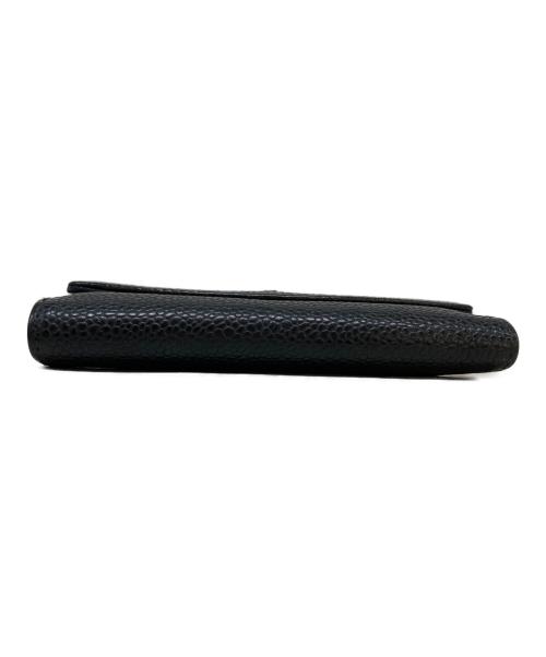 CHANEL（シャネル）CHANEL (シャネル) ココマーク3つ折り財布 ブラックの古着・服飾アイテム