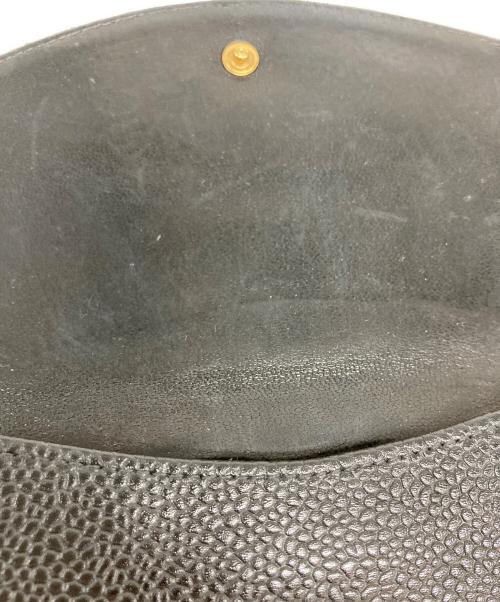 CHANEL（シャネル）CHANEL (シャネル) ココマーク3つ折り財布 ブラックの古着・服飾アイテム