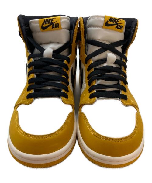 NIKE（ナイキ）NIKE (ナイキ) Air Jordan 1 Retro High OG イエロー×ホワイト サイズ:27cmの古着・服飾アイテム