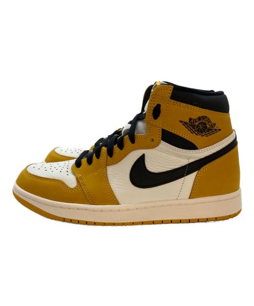 NIKE（ナイキ）NIKE (ナイキ) Air Jordan 1 Retro High OG イエロー×ホワイト サイズ:27cmの古着・服飾アイテム