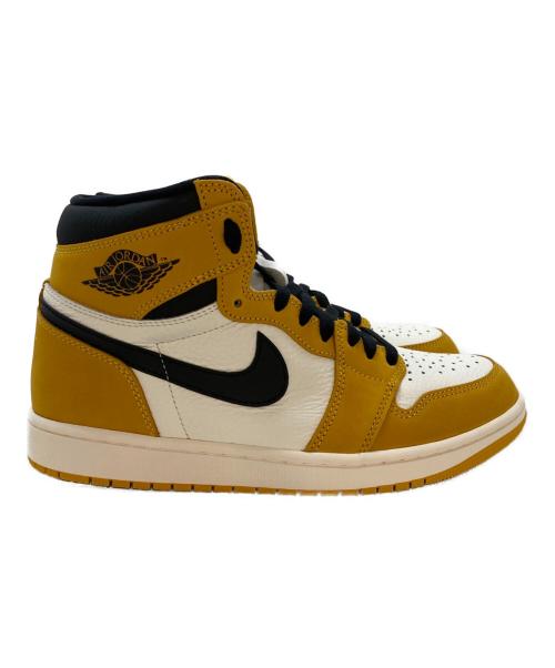 NIKE（ナイキ）NIKE (ナイキ) Air Jordan 1 Retro High OG イエロー×ホワイト サイズ:27cmの古着・服飾アイテム