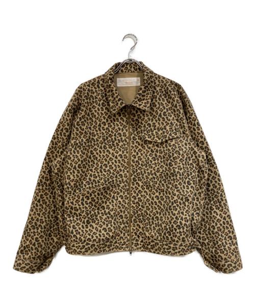 JOURNAL STANDARD relume（ジャーナルスタンダード レリューム）JOURNAL STANDARD relume (ジャーナルスタンダード レリューム) UNIVERSAL OVERALL (ユニバーサルオーバーオール) レオパード柄ジャケット ベージュ サイズ:SIZE Mの古着・服飾アイテム