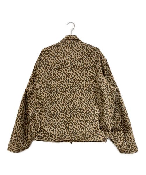 JOURNAL STANDARD relume（ジャーナルスタンダード レリューム）JOURNAL STANDARD relume (ジャーナルスタンダード レリューム) UNIVERSAL OVERALL (ユニバーサルオーバーオール) レオパード柄ジャケット ベージュ サイズ:SIZE Mの古着・服飾アイテム