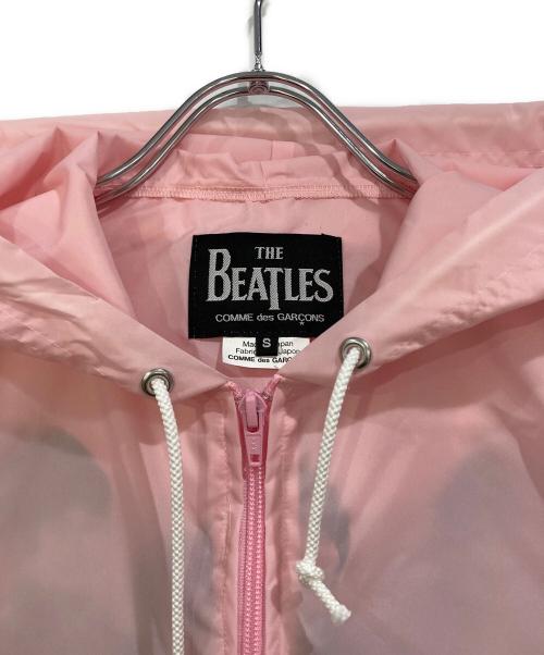 COMME des GARCONS（コムデギャルソン）COMME des GARCONS (コムデギャルソン) THE BEATLES (ビートルズ) フーデッドナイロンジャケット ピンク サイズ:SIZE Sの古着・服飾アイテム