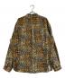 HERALBONY (ヘラルボニー) バンドカラーシャツ「秋」 グリーン×ブラウン サイズ:SIZE M：12000円