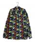 HERALBONY (ヘラルボニー) バンドカラーシャツ「My world」 ネイビー×グリーン サイズ:SIZE L：13000円