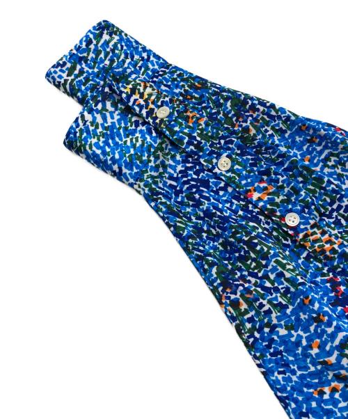 HERALBONY（ヘラルボニー）HERALBONY (ヘラルボニー) シャツブラウス「（無題）（青）」 ブルー×グリーン サイズ:SIZE Freeの古着・服飾アイテム