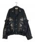 el conductorH（コンダクター）の古着「HEART EMBROIDERED WESTEREN JKT」｜ブラック