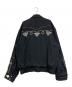 el conductorH (コンダクター) HEART EMBROIDERED WESTEREN JKT ブラック サイズ:SIZE 4：18000円