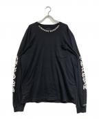 CHROME HEARTSクロムハーツ）の古着「NECKLOGO L/S TSHIRT」｜ブラック