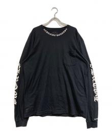 CHROME HEARTS（クロムハーツ）の古着「NECKLOGO L/S TSHIRT」｜ブラック