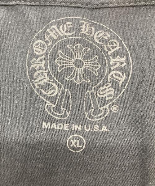 CHROME HEARTS（クロムハーツ）CHROME HEARTS (クロムハーツ) NECKLOGO L/S TSHIRT ブラック サイズ:SIZE XLの古着・服飾アイテム