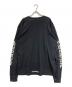 CHROME HEARTS (クロムハーツ) NECKLOGO L/S TSHIRT ブラック サイズ:SIZE XL：70000円