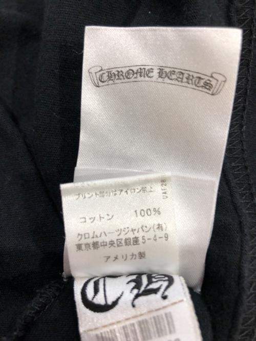 CHROME HEARTS（クロムハーツ）CHROME HEARTS (クロムハーツ) NECKLOGO L/S TSHIRT ブラック サイズ:SIZE XLの古着・服飾アイテム