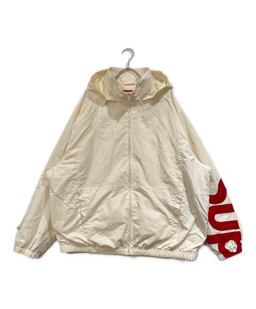 SUPREME（シュプリーム）SUPREME (シュプリーム) SPELLOUT TRACK JACKET ベージュ サイズ:SIZE XLの古着・服飾アイテム