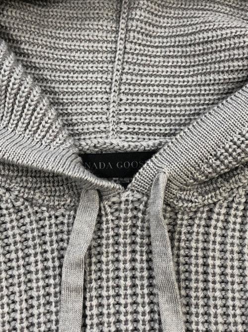CANADA GOOSE（カナダグース）CANADA GOOSE (カナダグース) ニットパーカー グレー サイズ:SIZE XSの古着・服飾アイテム