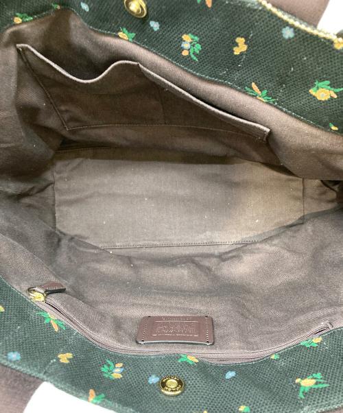 COACH（コーチ）COACH (コーチ) PEANUTS (ピーナッツ) キャンバストートバッグ ブラックの古着・服飾アイテム