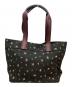 COACH (コーチ) PEANUTS (ピーナッツ) キャンバストートバッグ ブラック：8000円