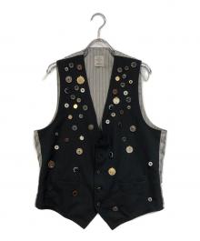 Soe（ソーイ）の古着「Studded Vest」｜ブラック