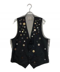 中古・古着通販】ryaw (リャウ) Leaf vein VEST グレー サイズ:なし