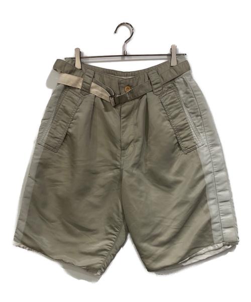 sacai（サカイ）sacai (サカイ) MA-1 Short Pants グレー サイズ:SIZE 1の古着・服飾アイテム