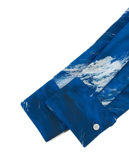 HERALBONY（ヘラルボニー）HERALBONY (ヘラルボニー) シャツワンピース「魚の大群」 スカイブルー サイズ:SIZE Freeの古着・服飾アイテム