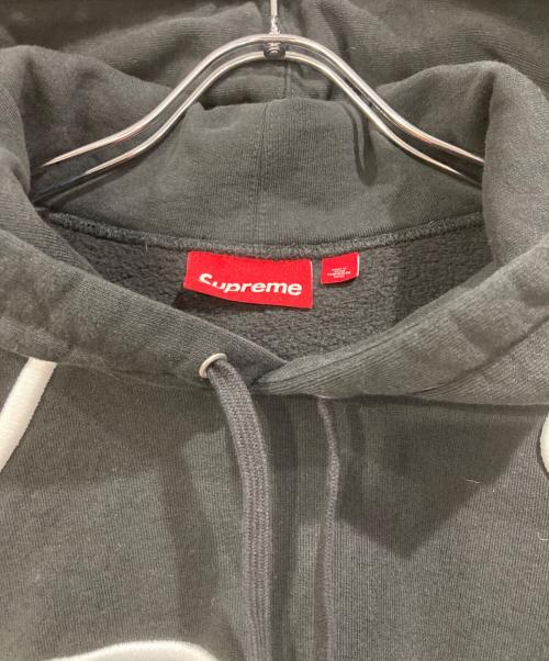SUPREME（シュプリーム）Supreme (シュプリーム) Shoulder Script Hooded Sweat ブラック サイズ:SIZE XLの古着・服飾アイテム