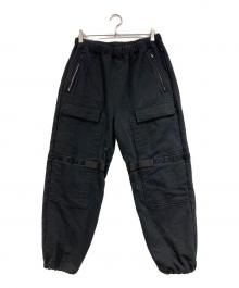SUPREME×MARITHE+FRANCOIS GIRBAUD（シュプリーム×マリテフランソワジルボー）の古着「Tape Cargo Sweatpant」｜ブラック