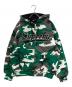 Supreme（シュプリーム）の古着「Quilted Zip Up Hooded Sweatshirt」｜グリーン