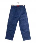 SUPREME×b.b.Simonシュプリーム×ビービーサイモン）の古着「Quilted Double Knee Painter Pant」｜ネイビー