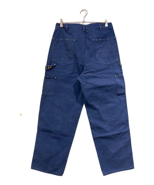SUPREME（シュプリーム）Supreme (シュプリーム) b.b.simon (ビービーサイモン) Quilted Double Knee Painter Pant ネイビー サイズ:SIZE 81cm (W32)の古着・服飾アイテム