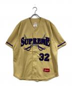 SUPREMEシュプリーム）の古着「Sword baseball jersey」｜ベージュ