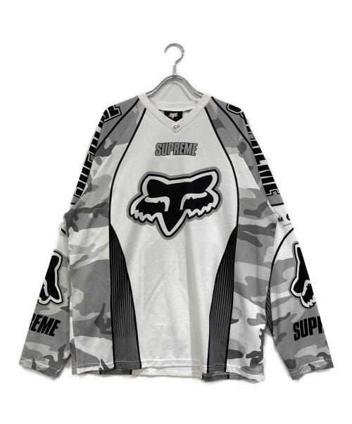 SUPREME（シュプリーム）SUPREME (シュプリーム) Fox Racing DMX Jersey ホワイト サイズ:SIZE Mの古着・服飾アイテム