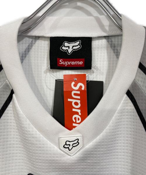 SUPREME（シュプリーム）SUPREME (シュプリーム) Fox Racing DMX Jersey ホワイト サイズ:SIZE Mの古着・服飾アイテム