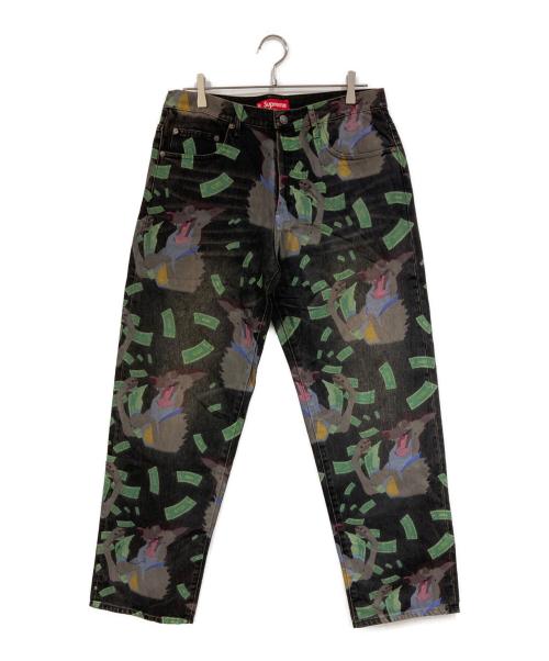SUPREME（シュプリーム）Supreme (シュプリーム) All Dogs Go To Heaven Loose Fit Jean ブラック サイズ:SIZE 81cm (W32)の古着・服飾アイテム