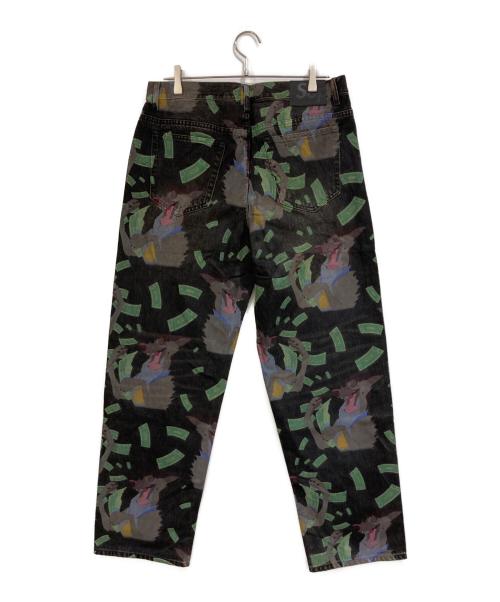 SUPREME（シュプリーム）Supreme (シュプリーム) All Dogs Go To Heaven Loose Fit Jean ブラック サイズ:SIZE 81cm (W32)の古着・服飾アイテム