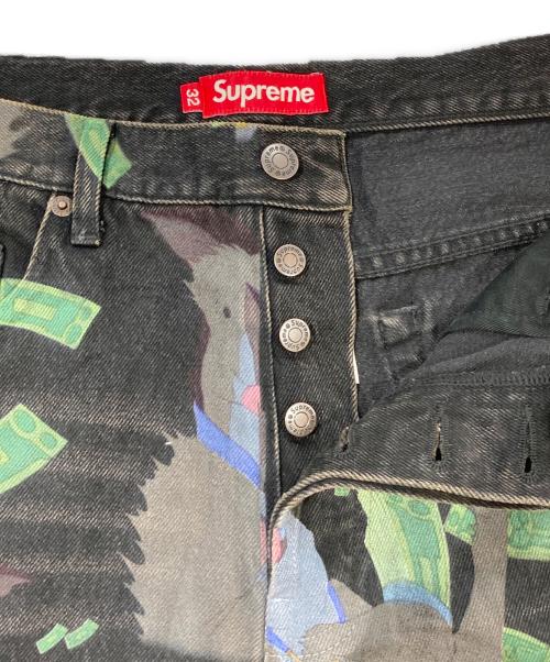 SUPREME（シュプリーム）Supreme (シュプリーム) All Dogs Go To Heaven Loose Fit Jean ブラック サイズ:SIZE 81cm (W32)の古着・服飾アイテム