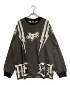 SUPREME×FOX RACINGシュプリーム×フォックスレーシング）の古着「Fox Racing® L/S」｜ブラック