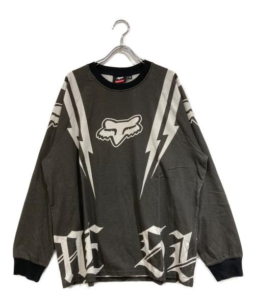 SUPREME（シュプリーム）Supreme (シュプリーム) FOX RACING (フォックスレーシング) Fox Racing® L/S ブラック サイズ:SIZE Mの古着・服飾アイテム
