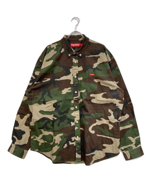 SUPREME（シュプリーム）Supreme (シュプリーム) Small Box Denim Shirt グリーン サイズ:SIZE Lの古着・服飾アイテム