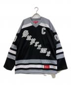 SUPREMEシュプリーム）の古着「Fire & Ice Hockey Jersey」｜ブラック