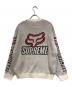 Supreme (シュプリーム) FOX RACING (フォックスレーシング) コラボニット ホワイト サイズ:SIZE S：18000円