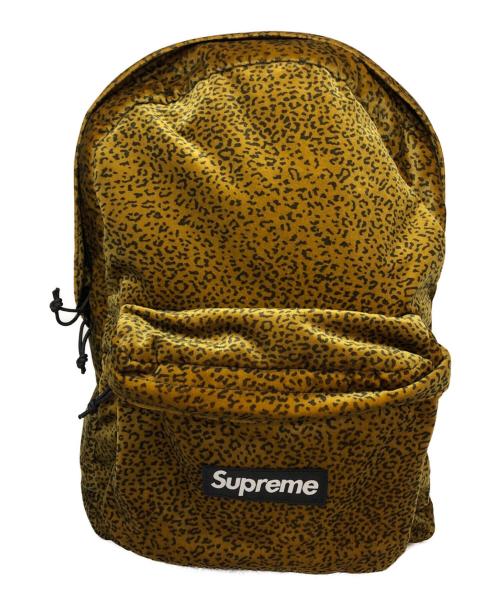 SUPREME（シュプリーム）Supreme (シュプリーム) velvet backpack tan leopard ベージュの古着・服飾アイテム