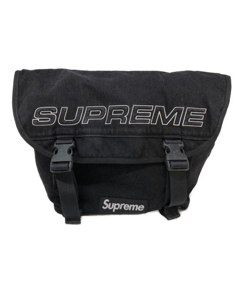 SUPREME（シュプリーム）Supreme (シュプリーム) Denim Messenger Bag ブラックの古着・服飾アイテム