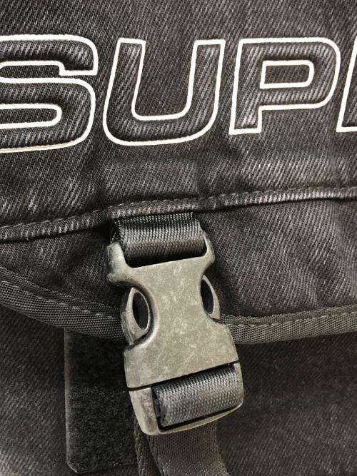 SUPREME（シュプリーム）Supreme (シュプリーム) Denim Messenger Bag ブラックの古着・服飾アイテム