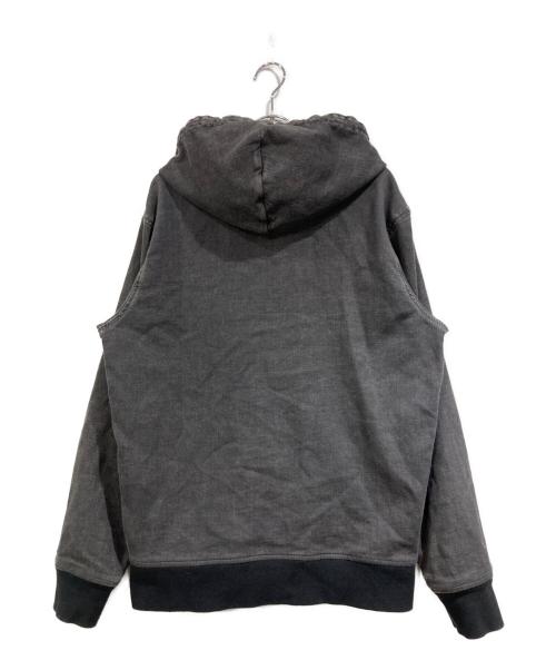 DIESEL（ディーゼル）DIESEL (ディーゼル) D-Gir Track Denim Hoodie ブラック サイズ:SIZE Sの古着・服飾アイテム