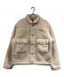 HUMAN MADE（ヒューマンメイド）の古着「WOOL BLENDED BOA FLEECE WORK JACKET」｜ベージュ